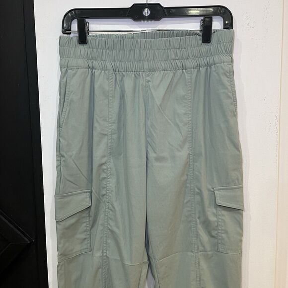 Yogalicious Mint Green Trekki Commuter Outdoor Cargo Joggers Size Medium - Picture 2 of 8